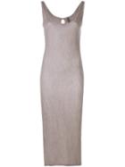 Humanoid Bodycon Dress - Grey