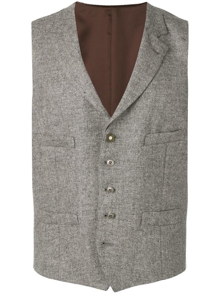 Lardini Marl Waistcoat - Grey
