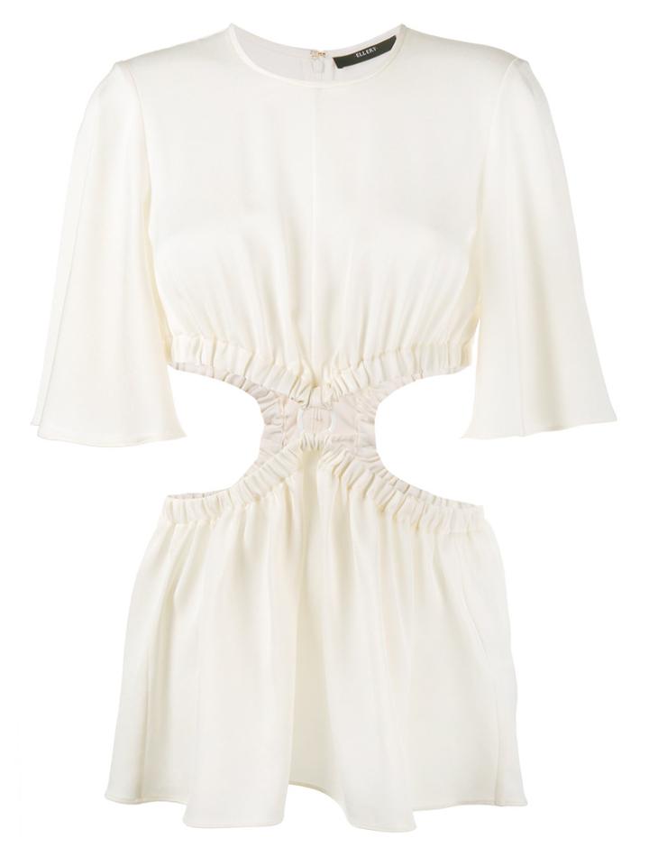 Ellery Cut-out Sides Top - Nude & Neutrals