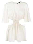 Ellery Cut-out Sides Top - Nude & Neutrals