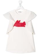 Moncler Kids Logo T-shirt - White