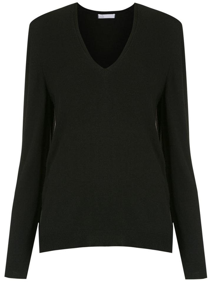 Nk Knitted Cashmere Sweater - Black