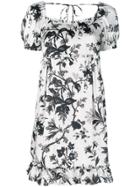 Mcq Alexander Mcqueen Floral Print Dress - White