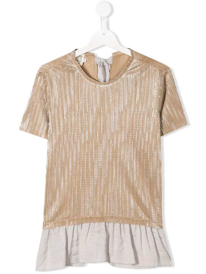 Caffe' D'orzo Teen Shimmer Top - Yellow