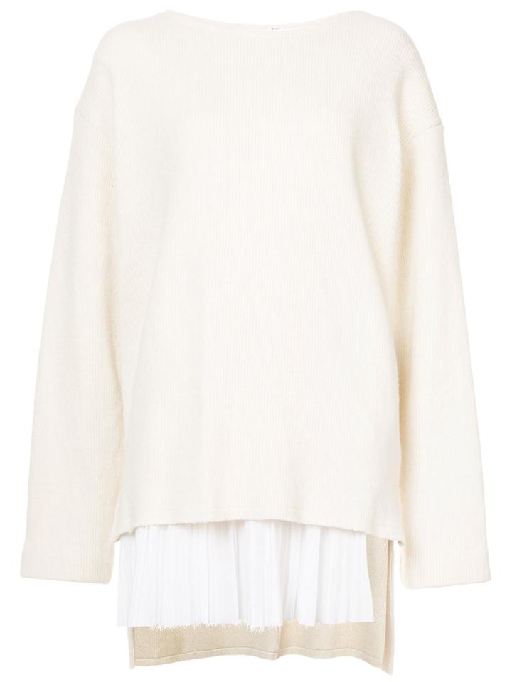 Y's Layered Jumper - White