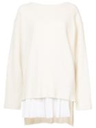 Y's Layered Jumper - White