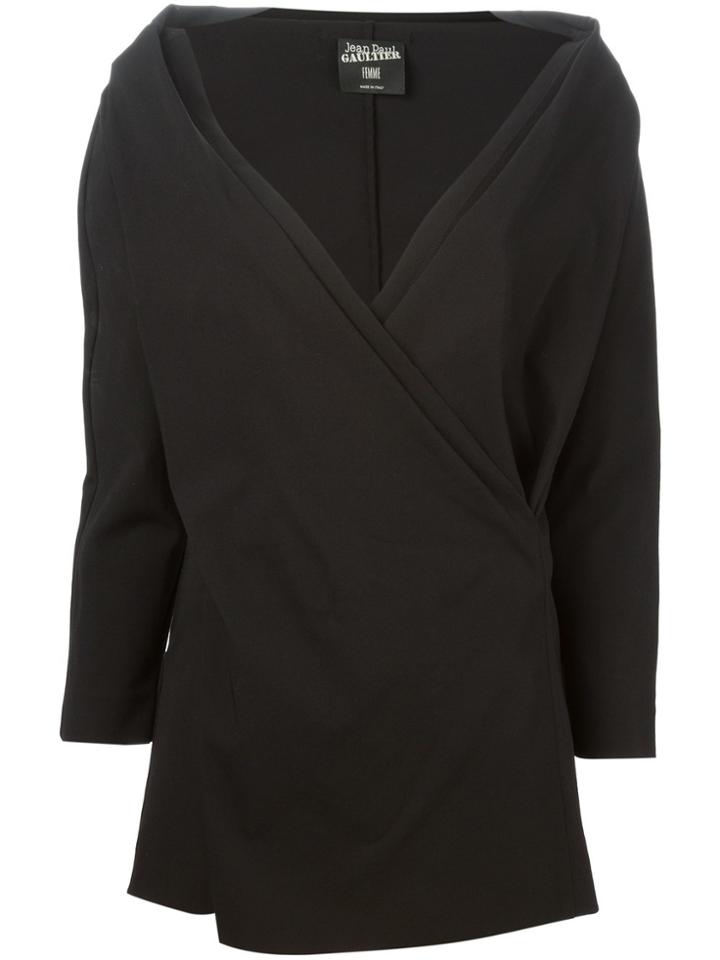 Jean Paul Gaultier Vintage Crossover Tunic - Black