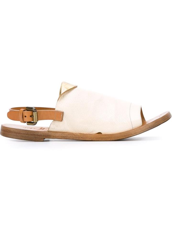 Silvano Sassetti Sling Back Flat Sandals