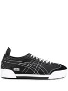 Gcds Mexico Contrast Stitching Sneakers - Black