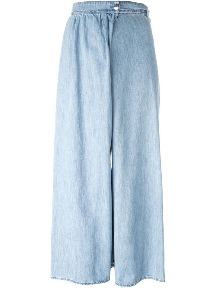 Mm6 Maison Margiela High Waisted Denim Skirt