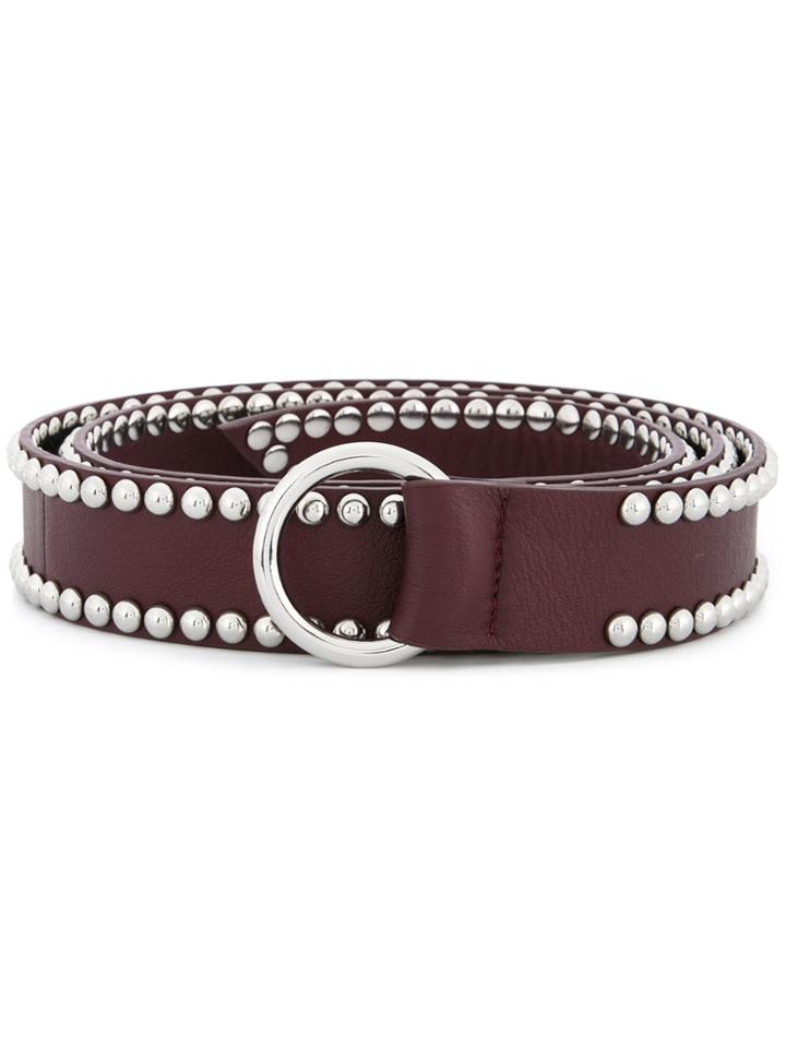 B-low The Belt Studded O-ring Belt - Red