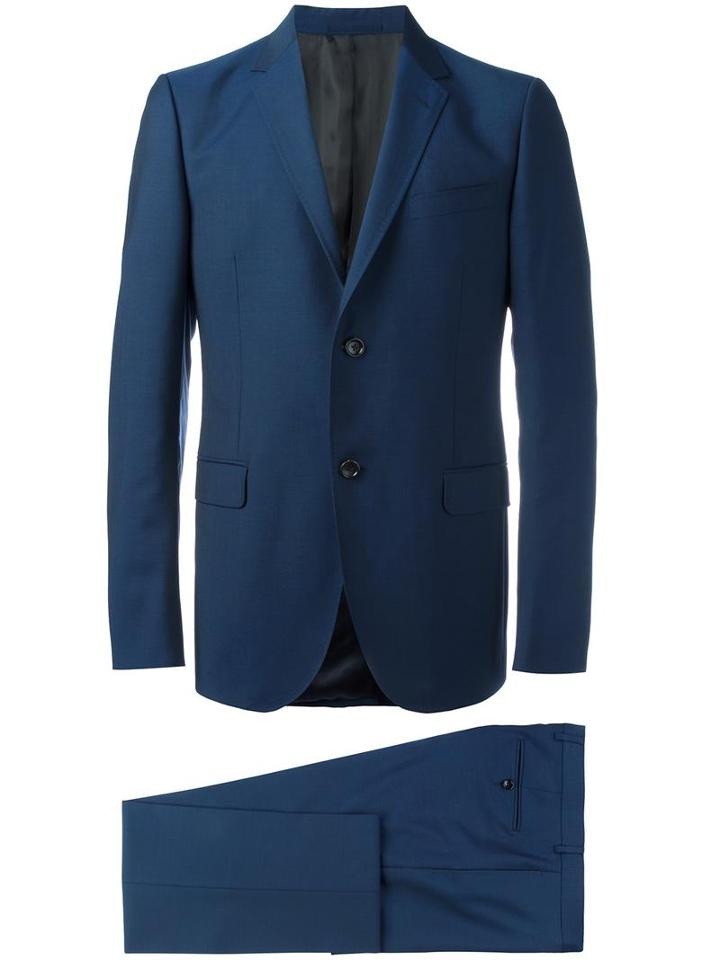Gucci Monaco Suit, Men's, Size: 50, Blue, Wool/mohair/cupro