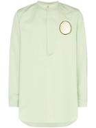 Linder Aava Circle Patch Shirt - Green