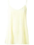Theory Odete Top, Women's, Size: Small, Yellow/orange, Silk/viscose