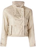 Aspesi - Padded Cropped Jacket - Women - Polyester - Xl, Nude/neutrals, Polyester
