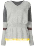 Non Tokyo Gathered Detail Jumper - Grey