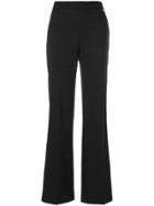 Twin-set Flared High Waist Trousers - Black