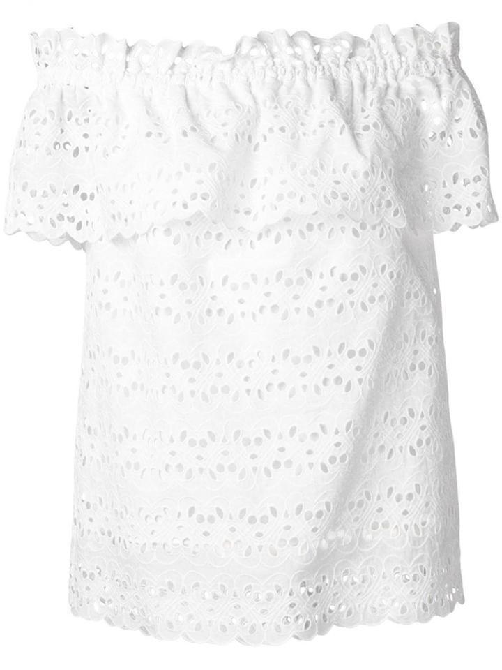 Escada Sport Embroidered Blouse - White