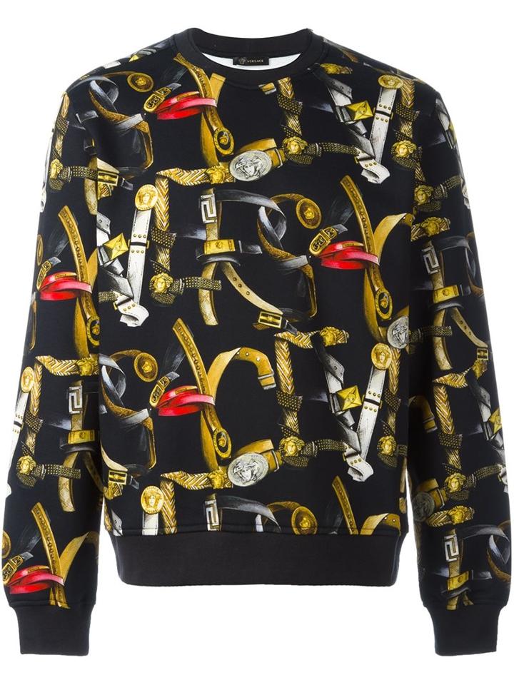 Versace Belt Print Sweatshirt