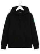 Marcelo Burlon County Of Milan Kids Hooded Jacket, Boy's, Size: 10 Yrs, Black