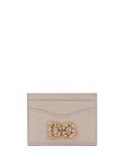 Dolce & Gabbana Dg Amore Logo Cardholder - Neutrals