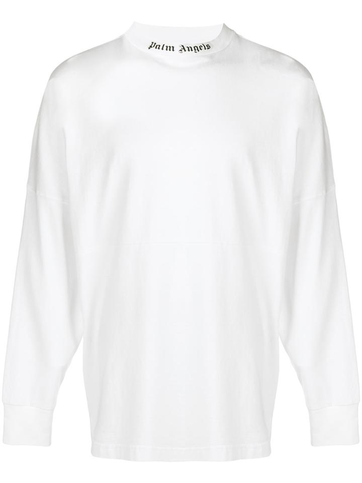 Palm Angels Loose Fitted Sweatshirt - White