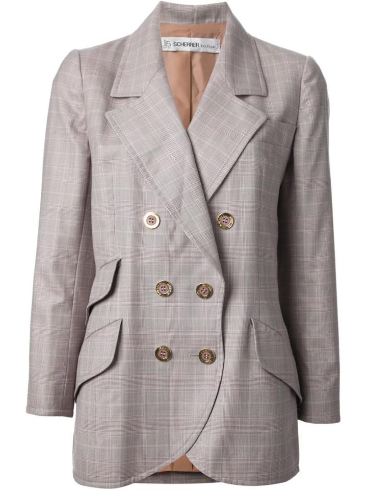 Jean Louis Scherrer Vintage Checked Blazer
