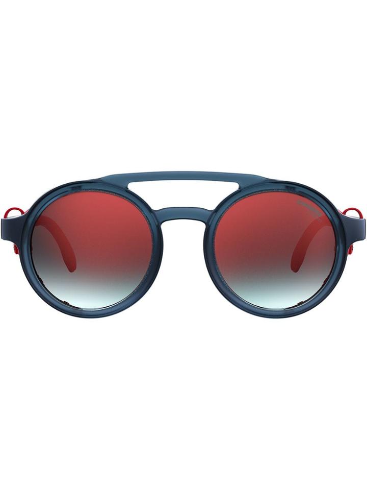 Carrera Round-frame Sunglasses - Blue