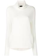 Theory Norman Roll-neck Sweater - White