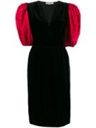 Yves Saint Laurent Pre-owned 1970's Balloon Sleeve Dress - Black