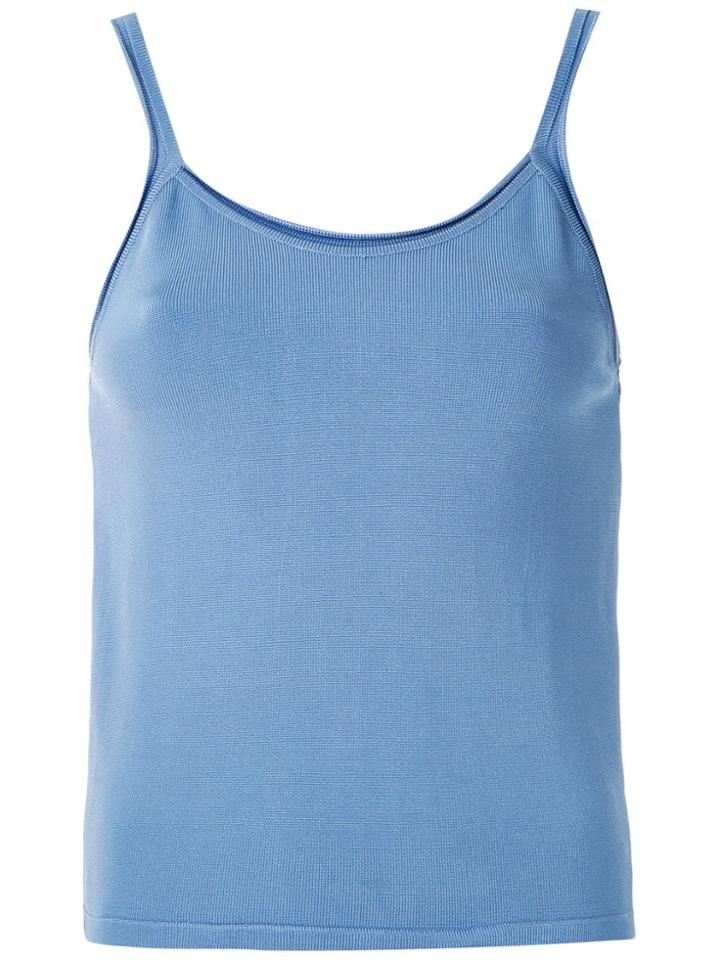 Magrella Plain Tank Top - Blue