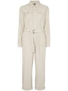 Ksubi Crypt Belted Denim Boilersuit - Neutrals