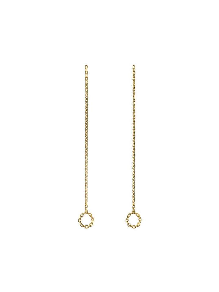 Shihara Chain Earring 05 - Metallic