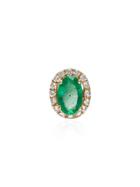 Rosa De La Cruz Rdlc Emrld Diam Std Oval Sngl Erng - Gold