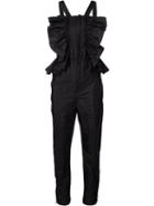 Chloé Ruffled Jumpsuit, Women's, Size: 36, Black, Silk
