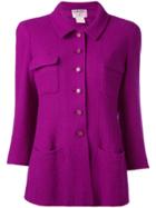 Chanel Vintage Bouclé Jacket - Pink & Purple