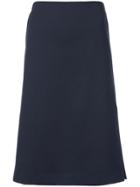 Tibi Bond A-line Skirt - Blue