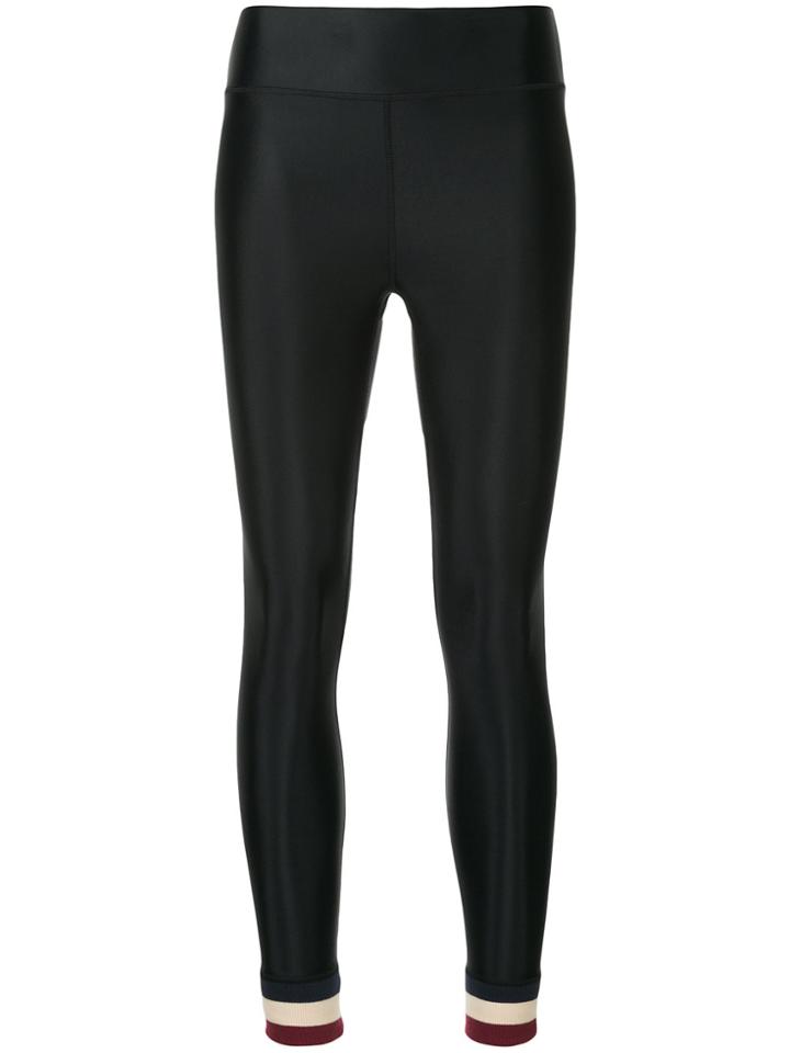 The Upside Stripe Detail Leggings - Black