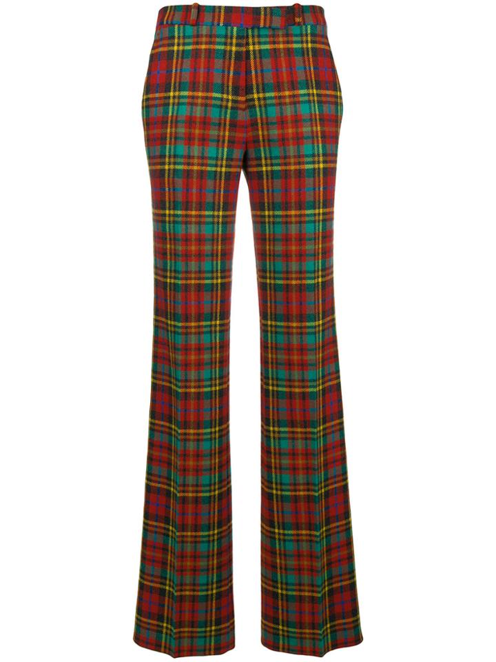 Etro Plaid Trousers - Red