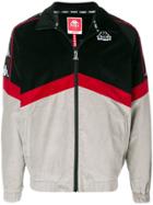 Kappa Full Zip Color-block Jacket - Grey