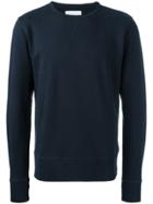 Officine Generale 'sweat' French Terry Sweatshirt - Blue
