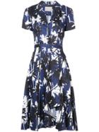 Jason Wu Palm Print Shirt Dress - Blue