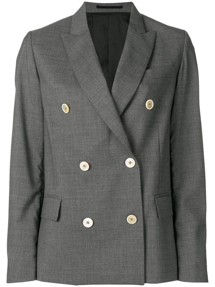 Golden Goose Deluxe Brand Double Breasted Boxy Blazer - Grey