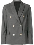 Golden Goose Deluxe Brand Double Breasted Boxy Blazer - Grey