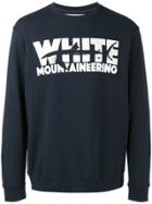 White Mountaineering Shark Print Sweatshirt - Blue