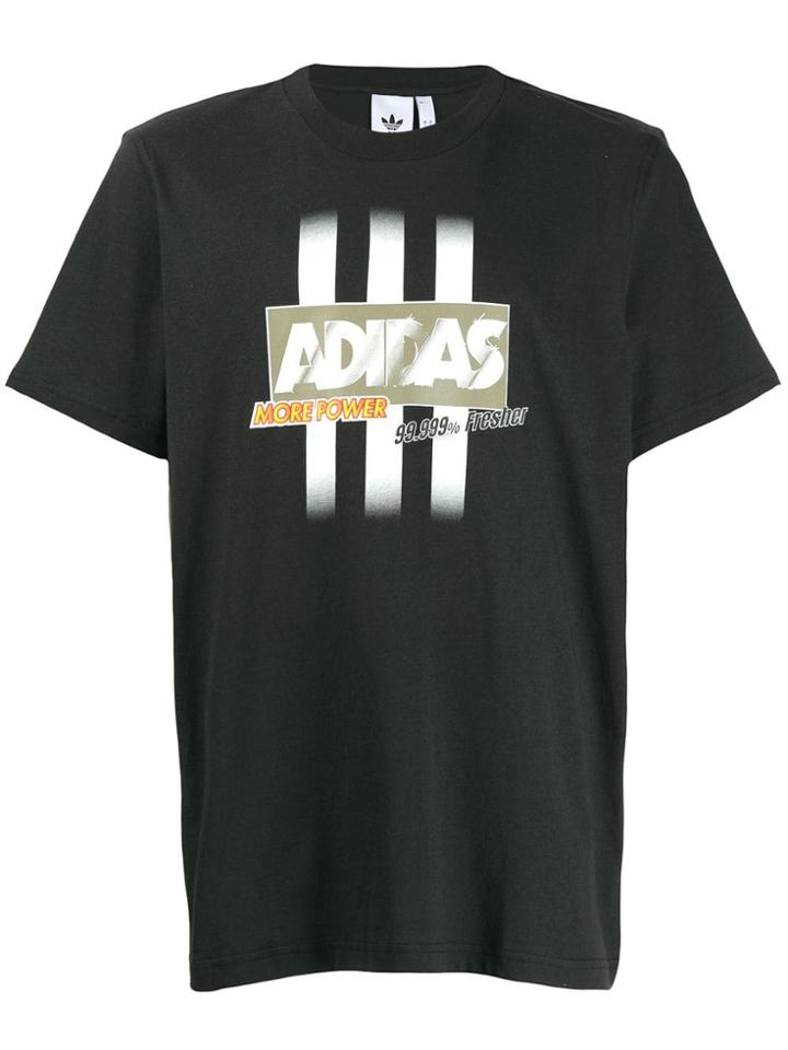 Adidas Logo Printed T-shirt - Black