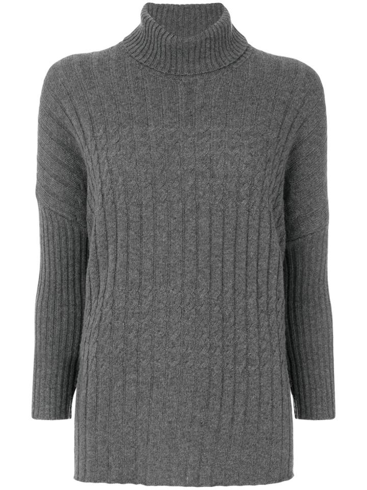 Jucca Ribbed Jumper - Grey
