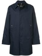 Ps Paul Smith Pointed Collar Coat - Blue