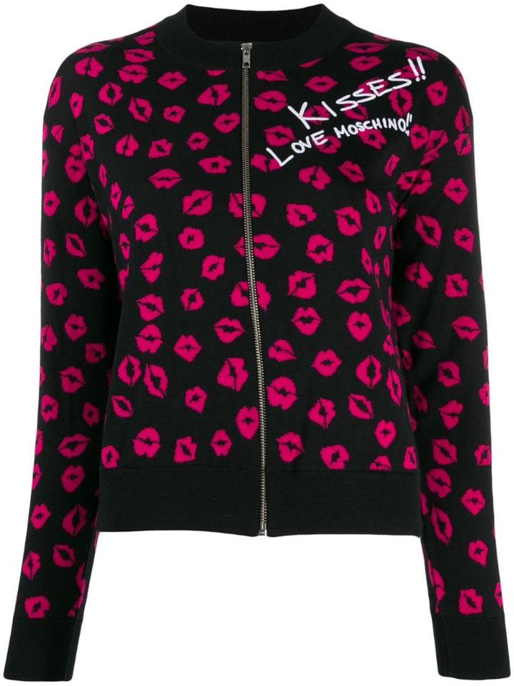 Love Moschino Kisses Cardigan - Black
