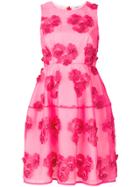 P.a.r.o.s.h. Full Floral Dress - Pink & Purple